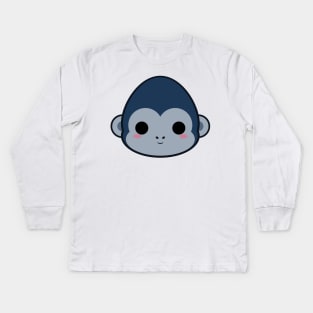 Cute Gorilla Kids Long Sleeve T-Shirt